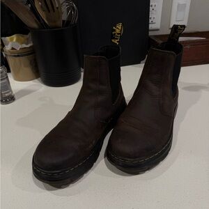 Dr. Marten Chelsea Boots- Brown Leather